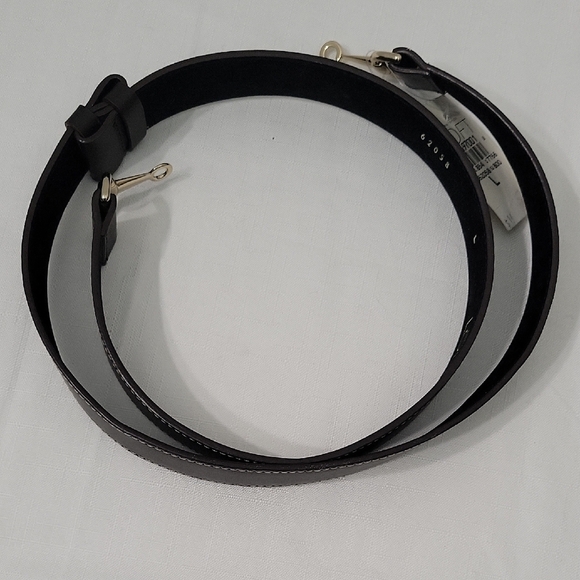 LOFT Dark Brawn Belt with Gold Clasp Adjustable Size L - Picture 3 of 8